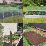 MAXPACE DIY Greenhouse Hoops - 50pcs Rust-Free Support