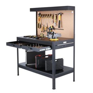 Simpli-Magic 48-Inch Workbench with Outlets & Light