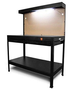 WEN 48-Inch Workbench with Outlets and Light