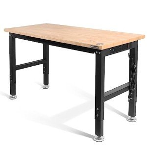 48" Adjustable Workbench with Power Outlets
