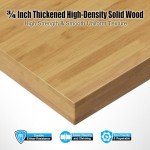 Adjustable Heavy-Duty Wood Workbench with Wheels