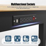 Adjustable Heavy-Duty Wood Workbench with Wheels