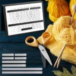 Flutesan Folding Knitting Pattern Holder with Magnets