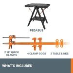 Worx Pegasus 2-in-1 Portable Work Table & Sawhorse