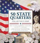 50 State Quarters Map with Mint Spaces