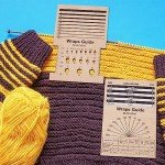 Wooden Knitting Needle Gauge and Yarn Wrap Guide