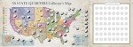 50 State Quarters Map with Mint Spaces