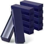 8-Pack Coin Storage Boxes for Collectors (Blue)