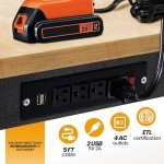 Heavy-Duty 60" Adjustable Work Bench with Wheels