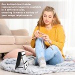 Flutesan Folding Knitting Pattern Holder with Magnets