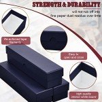 8-Pack Coin Storage Boxes for Collectors (Blue)