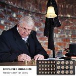 Earth Pattern Coin Collection Organizer Album, 300 Pockets