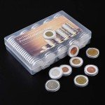 30mm Coin Capsules with Organizer Box – 100 Pieces
