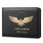 240-Pocket Coin Collection Holder Album Organizer