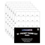 30-Pocket Coin Sleeves for Easy Coin Storage