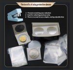 Coin Flip Sleeves - 1000 Pack, No Stapler Needed