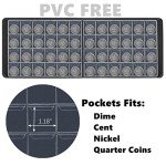 240-Pocket Coin Collection Holder Album Organizer