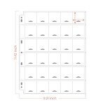 30-Pocket Coin Sleeves for Easy Coin Storage