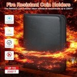 Coin Collection Album with 520 Pockets & Sleeves