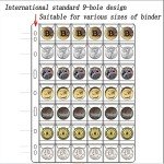462-Pocket Coin Binder Pages for Collectors