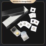 Coin Flip Sleeves - 1000 Pack, No Stapler Needed