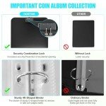 Coin Collection Book with 400 Pockets & Sleeves