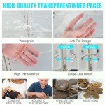 Coin Collection Book with 400 Pockets & Sleeves