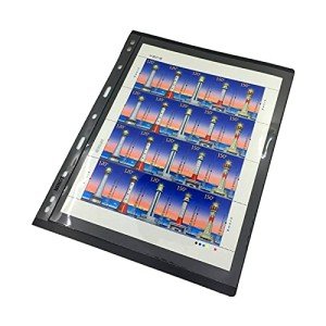 20 Sheet 9-Hole Stamp Pages for Collectors