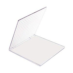 Acrylic Stamp Block with Grid Lines for Crafting