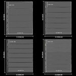 Stamp Collection Inserts - 12 Sheets for Binders