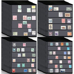 40 Pages for Stamp Collection Albums – 9 Hole Design