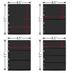 20 Stamp Storage Pages for Album Binders