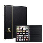 MUDOR 7-Row Stamp Collecting Album with 10 Sheets