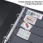 Stamp Collection Inserts - 12 Sheets for Binders