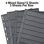 Stamp Album Inserts – 12 Sheets for Collectors