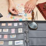 Gersoniel 10 Sheet Stamp Collecting Album Pages