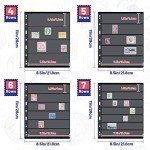 30-Pack Stamp Pages for Stamp Collectors