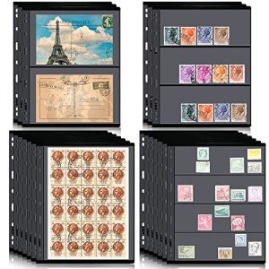 20 Sheet Stamp Pages for Collector Albums