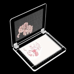 Acrylic Stamp Blocks with Grid Lines for Crafting