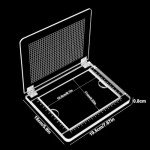 Acrylic Stamp Blocks with Grid Lines for Crafting