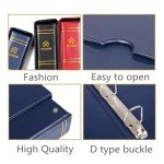 MUDOR Blue Empty Stamp Album for Collectors