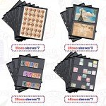 20 Sheet Stamp Pages for Collector Albums