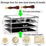 YOLAKIS Wax Seal Stamp Storage & DIY Mat