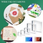 22-Piece Acrylic Stamp Block and Ink Set