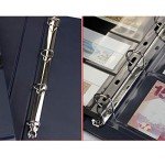 MUDOR Blue Empty Stamp Album for Collectors