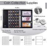 295-Piece Coin Collection Book Set for Collectors