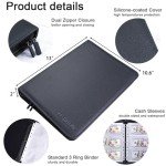 Fireproof Currency Organizer with 180 Pockets