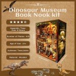 DIY Wooden Puzzle Night Light - Dinosaur Museum