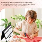 Flutesan Folding Knitting Pattern Holder with Magnets