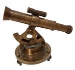 Nautical Brass Telescope Compass for Home Decor
